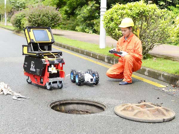 天台管道机器人检测